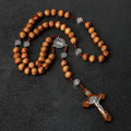 Mecrt Rosaries Religious Catholic Rosary Beads with Jesus Pendant Rosary Jewelry Resurrection Sunday Christmas Gifts Wholesale