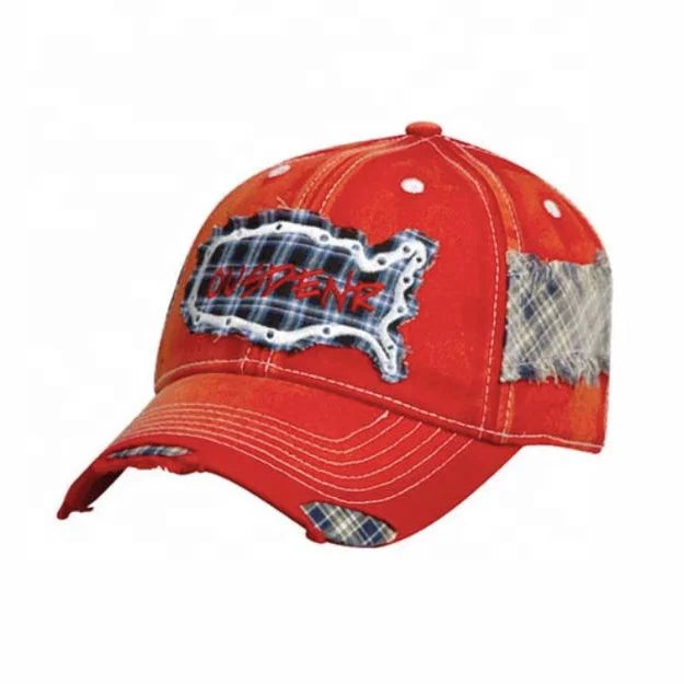 Wholesale OEM Custom Baseball Caps 100%cotton 6-Panel Hat Curved Brim Cap and Hat Printed Image Unisex Outdoor Sports Cap