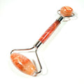 HZ Dorm Jade Roller Natural Authentic Fire Agate Jade Roller Gua Sha Raffini Jade Roller Set