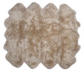 8-P Modern High Pile Wool Sheepskin Fur Area Rug Long Fur Cushion Shaggy Wool Carpet Comfortable Sleeping Big Sheep Skin Fur Mat