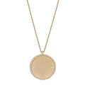 Milskye Newest 2024 Fine Fashion Jewelry for Women 18k Gold Plated 925 Silver Disc Pendant Necklace