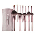 12pcs Grape Purple Makeup Brushes Sets Personalised Makeup Brushes