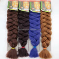 Wholesale African Pure Color 165g 82 Inch Crochet Synthetic Fiber Machine Double Weft Dyed X Ultra Expression Heat Braiding Hair