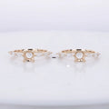 Starsgem 14k Yellow Gold Ring DEF VVS Fancy Shape Moissanite Semi Mount Ring Blank 14kt Gold