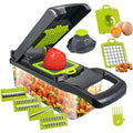 2025 Top Seller 16 in 1 Multifunction Hand Operated Vegetable Mandoline Slicer Fruit Cutter Vegetable Cutter Kitchen Tools