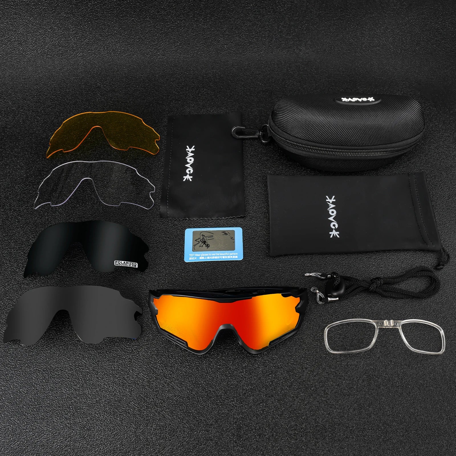 Luxury Brand Polarized Sunglasses Mountain Bike Sports Bicycle Cycling Eyewear Sunglasses with Packing 2022