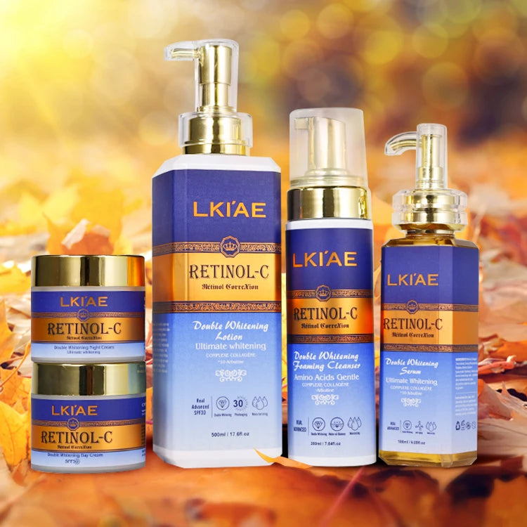 Block Dark Spot 5-Piece Private Label Brightening Retinol Correxion Anti Aging Whitening Skin Care Set For Women