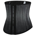Women 25 Steel Boned Zipper Plus Size and Hooks Latex Waist Trainer Corset Corset De Formation