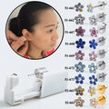 Wholesale Sterile Surgical Steel Daisy Flower Stud Safe Easier to Use Disposable Ear Piercing Gun Unit Ear Body Piercing Tool