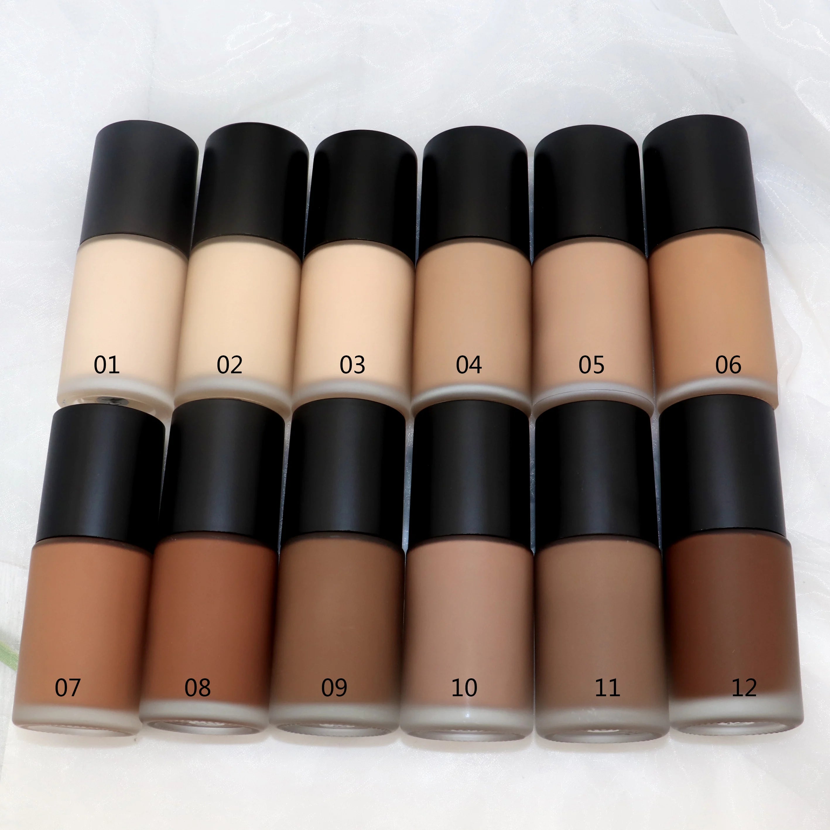 Wholesale Customize logo Foundation Private Label Long Lasting Waterproof Make up Vegan Liquid Makeup Foundation