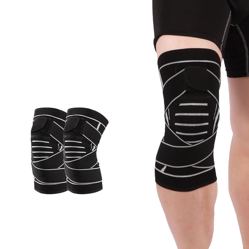 KS-2157# Adjustable Knee Support Knee Compression Sleeves for Sports Workout Arthritis Relief