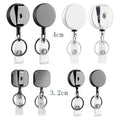 Wholesale 32mm Heavy Duty Metal Retractable Badge Reel with Back Clip Alligator Clip