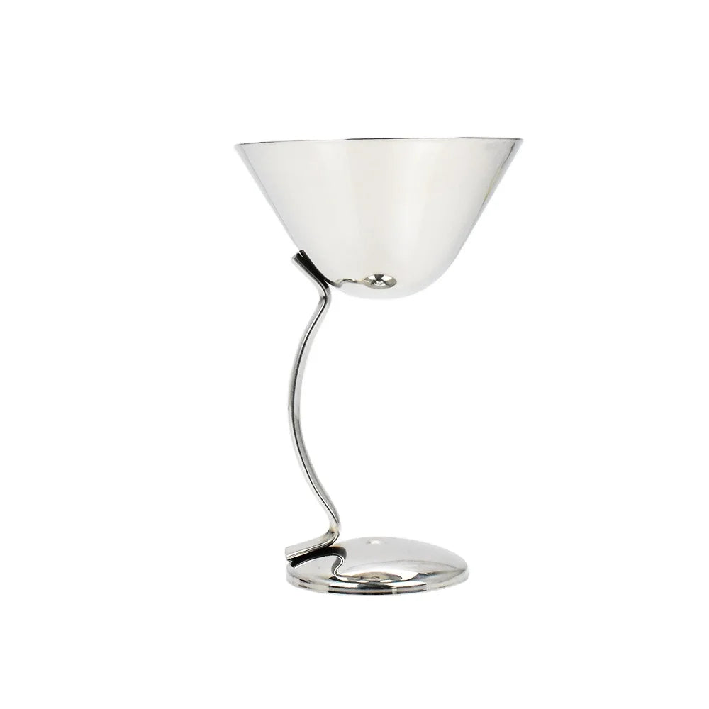 Luxury Metal Wine Glass Elegant Cocktail Glass Design for Outdoor Travel Camping Pool Picnic & Parties