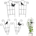 Garden Trellis Metal Steel Durable Lightweight Outdoor Indoor Potted Plant Support for Climbing Plants Flower Vegetable