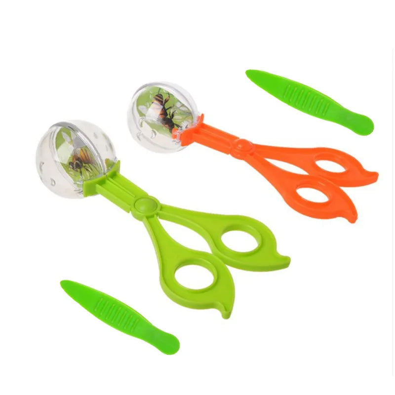 Insect Scissors Clip with Tweezers Insect Plant Science Exploration Science Education Toys for Outdoor Camping