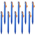 Woqi Durable Camping Hiking Three Sided Aluminum Tent Stake with Storage Bag Tarp Peg Customized
