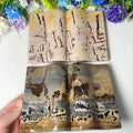 Wholesale Custom Handmade Crystal Gift Natural Picture Jasper Crystal Carving Book for Home Decoration