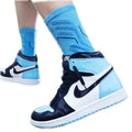New Design Thick Striped Eco-Friendly Anti Slip Compression Socks Custom Man Polyester Middle Length Sport Wear