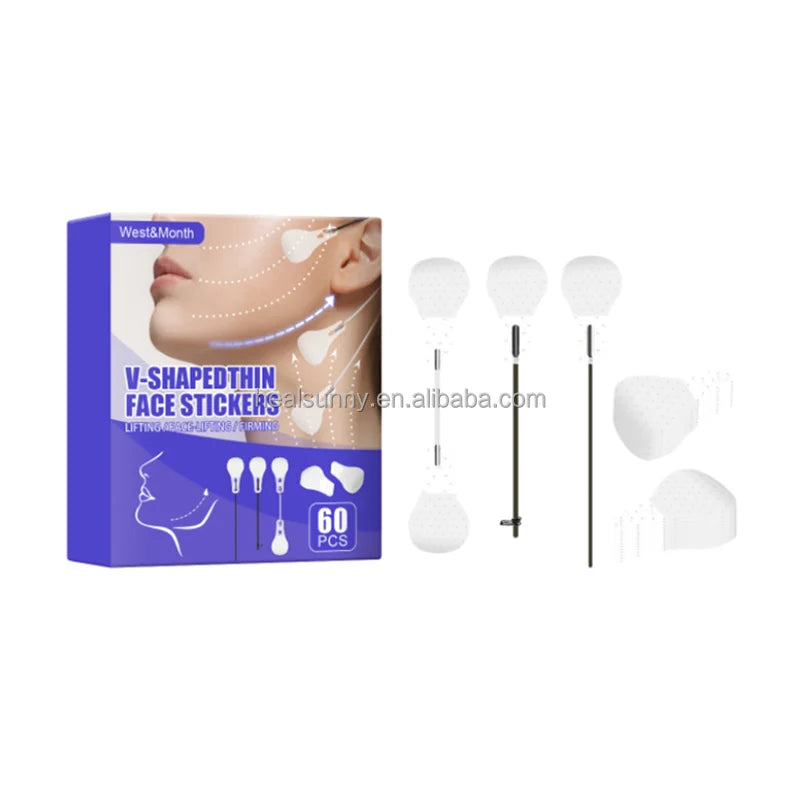 40 PCS Refill Tapes for Instant Face Neck and Eye Lift Kit Face Lift Sticker Anti Wrinkle Invisible Lifting Face Tapes and Bands