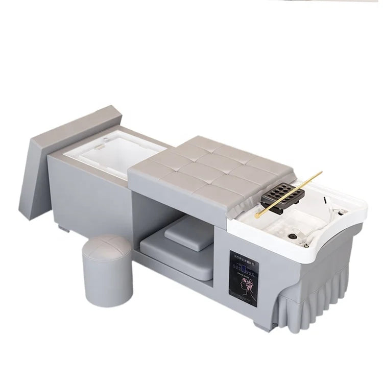 Salon Spa Water Circulation Hair Washing Massage Chair Pedicure Shampoo Bed