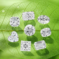 Starsgem 1ct Size Human Made Created Hpht Cvd  Diamant  Fancy Shape Oval Emerald Heart Princess Cut Lab Grown Diamond