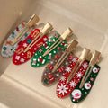 Hot Selling Cute Christmas Resin Hair Clips Sweet Style Hair Decoration for Children Factory Wholesale at Low Price