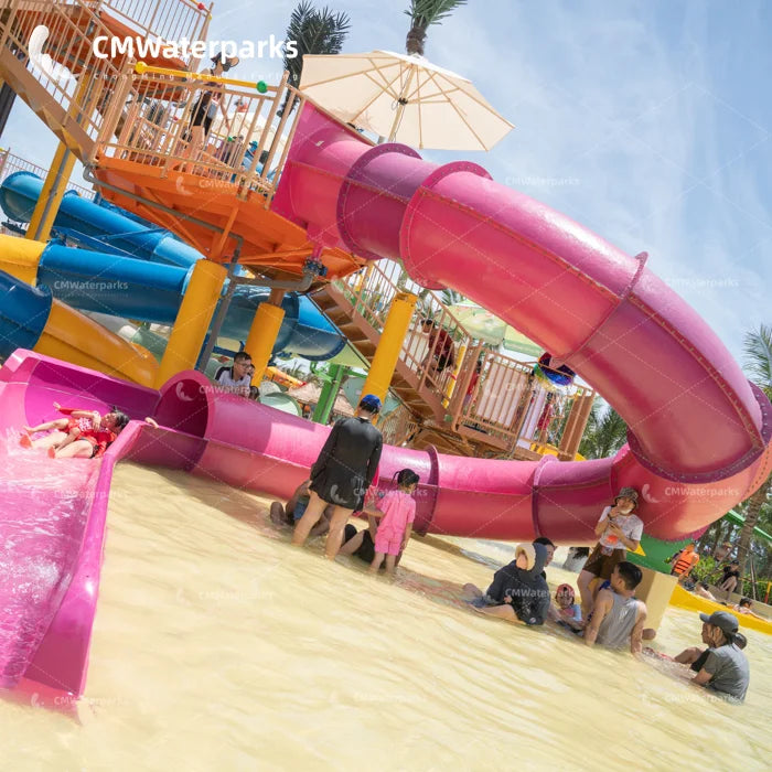 Fiberglass Closed Spiral Water Slide for Outdoor Amusement Aqua Park MegaBDM