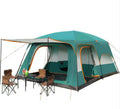FDFIT  8-12people European Large Luxury Wind Resistant Rainproof Family Carpas De Camping Tent Outdoor Tent