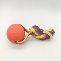 Professional Multifunctional Eco-Friendly Chewing Device Orange 7cm Rope Ball 7cm Flat Ribbon Ball Fashionable EVA Material