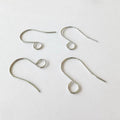 Fashion 316 Stainless Steel Jewelry Findings Earring  Hook With Big Eyes 18k Gold and Rose Gold Plating DIY Jewelry Accessories