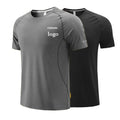US Size Custom Blank Ultra Soft 100% Polyester Solid Knitted Quick Dry Short Sleeve Men's Sport T-Shirt