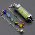 DIY Hottest item Energy Crystal Wishing Bottle Balancing Healing Meditation Pendulum decor for craft gift