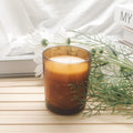 Factory Wholesale Clear Amber Glass Jar Handmade Scented Candles Holiday Diwali Ramadan Bars Soy Wax Candle Home Air Fresher