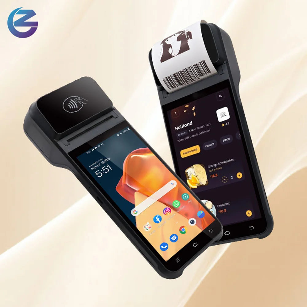Android Core Mobile POS NFC READER MOBILE DEVICE for RESTAURANT BILL RECEIPT