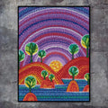 LS 5D DIY Diamond Painting Kit Cross Stitch Mosaic Embroidery Craft for Wall Art Printed Stone Art Velvet Canvas Secret Life