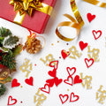 100pcs Valentine's Day Confetti Wedding Decoration Sequins Anniversary Decoration Paper