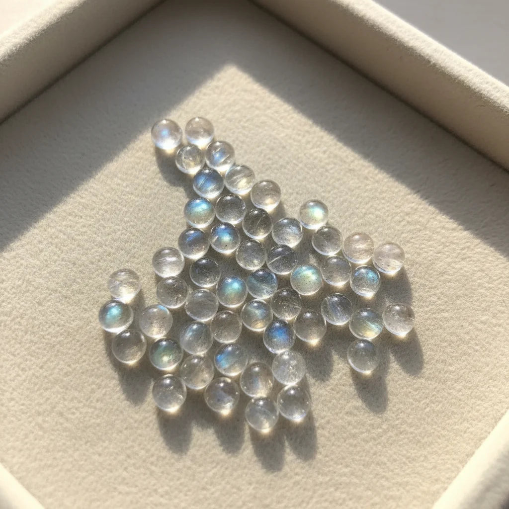 Custom Moonstone Natural Stone Cabochon Premium Gemstone Supplier Cabochon Gemstone High-quality Natural Loose Gemstone
