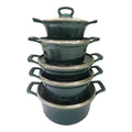 Hot Sale Die Cast Granite Coating Non Stick Cookware Marble Coated 10pcs Aluminum Casserole Cooking Pot Set
