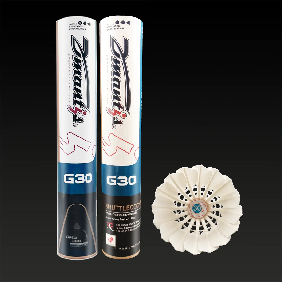 Chinese Factory Production Wholesale Cost Effective Goose Feather Badminton Shuttlecock