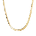 Nabest Stainless Steel Vintage Cuban Chain Necklaces Women 18K Gold Plated Rhinestone Turquoise Jewelry Necklaces