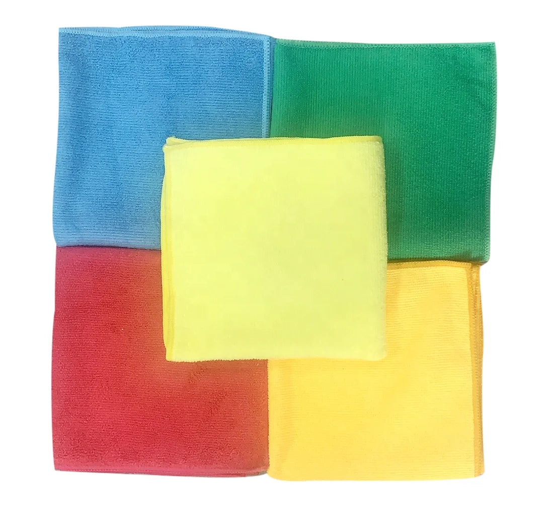 Thick Microfiber Cleaning Cloth 400 Gsm 40x40cm 36 Pack Microfiber Cleaning Towel Microfiber-car-drying-towel MegaBDM