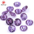 Redleaf Alexandrite 46# Gemstone Round Cut  Synthetic Loose Corundum Gem