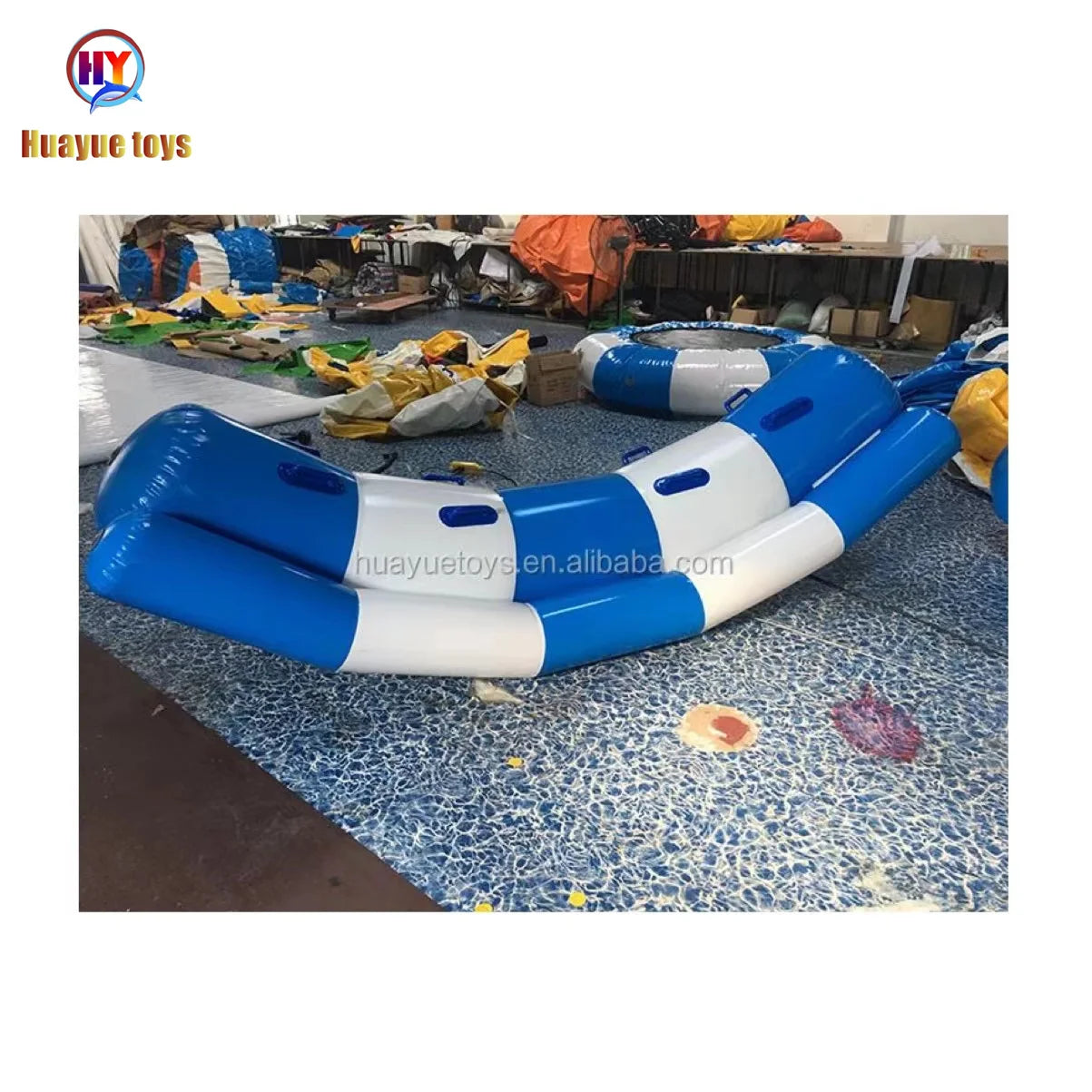 Funny Inflatable Water Seesaw Equipment Thicken PVC Inflatable Water Totter  Park Sport Factory Price Toys for Adult and Kids