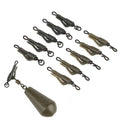 W.P.E 5pcs Hybrid Lead Clip Hook Link Quick Change Swivel Connector Rubber Rig Fishing Tackle Carp Fishing Accessories
