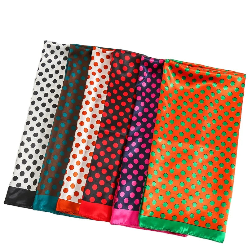 2026 New Satin Peony Flower Hot Sale Fashion Wave Fashion New 90x90 square Satin Scarf Printing Silk Scarf