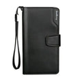 Leisure Multifunctional Men's Handbag Korean Long Zipper Mobile Phone Bag Leather Wallet for Men