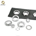 ALL  Size Metal Eyelets Brass Material Eyelets Silver Color for Leather Belt Shoe Clothinggarments Bags