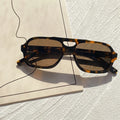 Hign End Men Square Double Bridge Uv400 Polarized Acetate Shades Sunglasses Sun Glasses Gafas De Sol Polarizadas Zonnebril