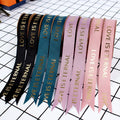 Factory Customised Double Face 100% Polyester Grosgrain Ribbon with Printed Personalized Logo for High Tenacity Gift Packaging