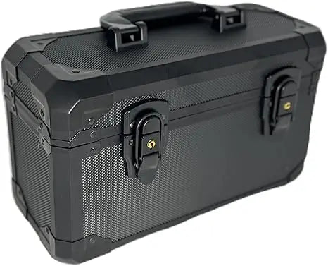 Graded Trading Card Slab Storage Case with Lock for up to 47 Graded or Sports Cards Black
